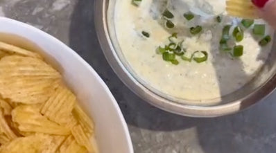 CREAM CHEESE DIP & CHIP RECIPE