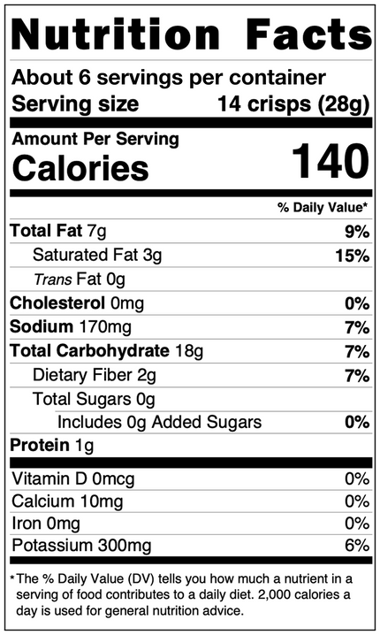 Nutrition Facts label