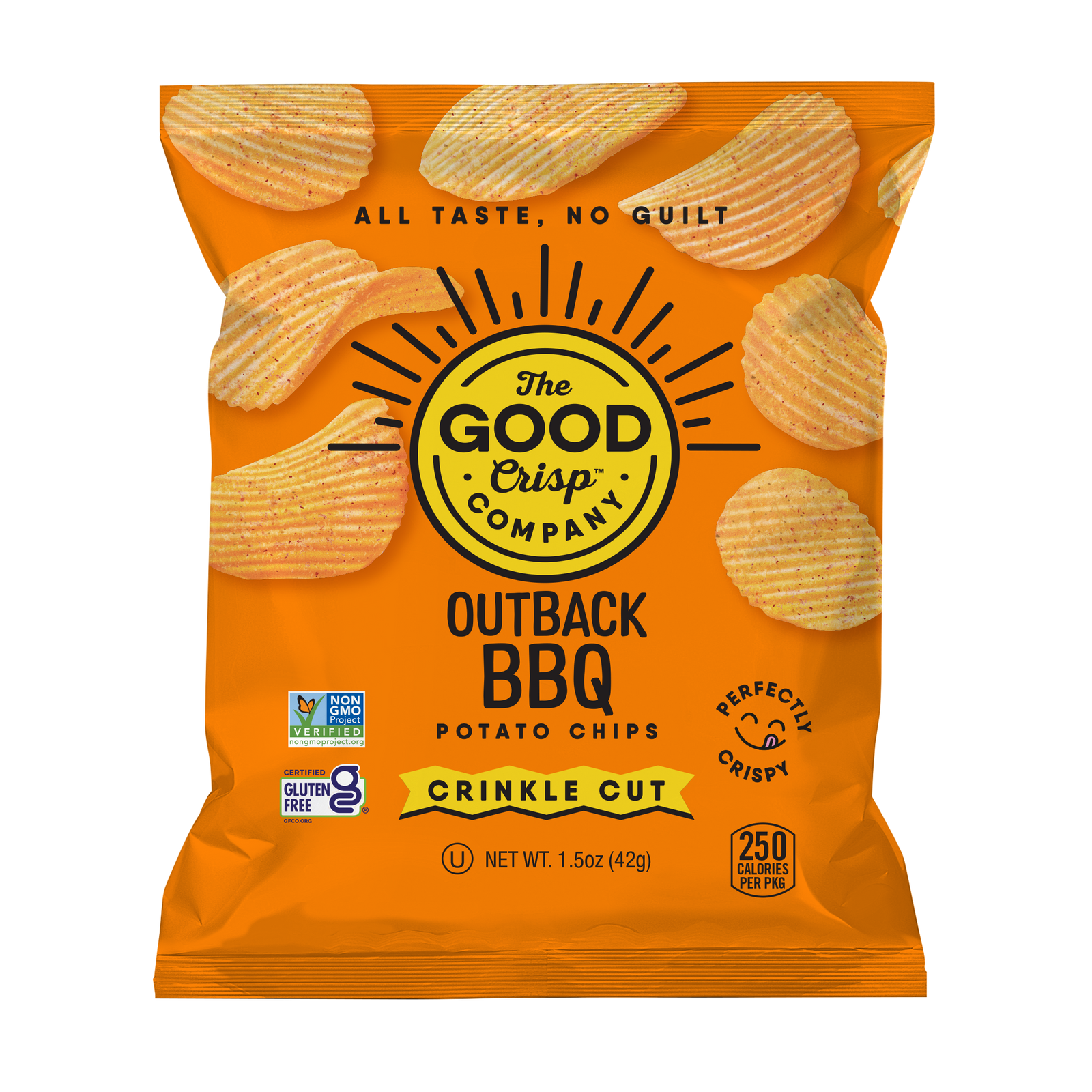Crinkle Cut Outback BBQ Chips, 1.5oz Bags (15 Pack)