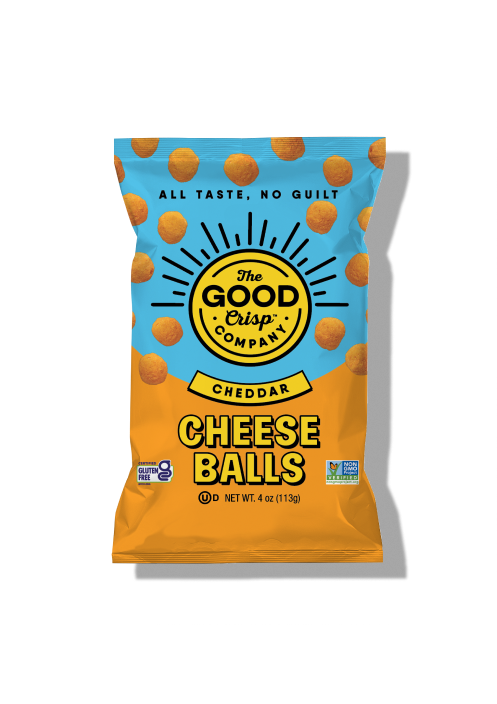 Good Crisp Cheddar Cheese Balls manufacturer product package