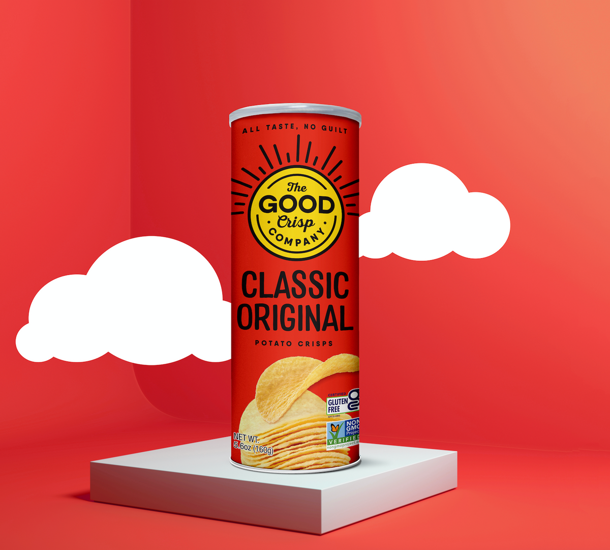 Original Gluten Free Potato Chips (8 Pack) The Good Crisp Company