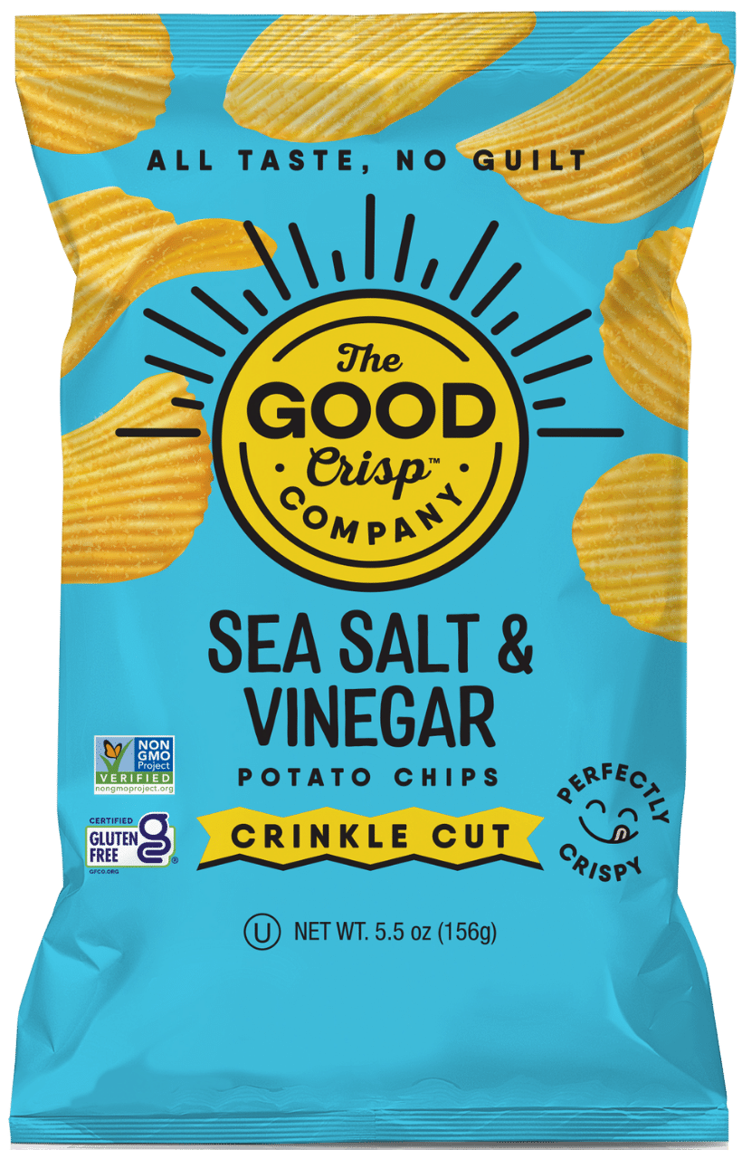 sea salt and vinegar crinkle cut chips