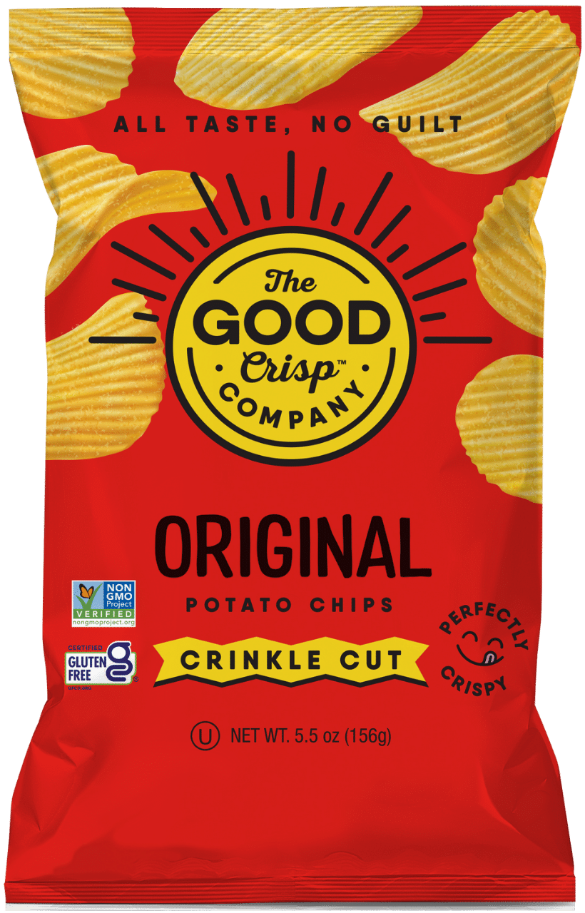 Variety Pack of Crinkle Cut Potato Chips (6 Pack) - The Good Crisp Company
