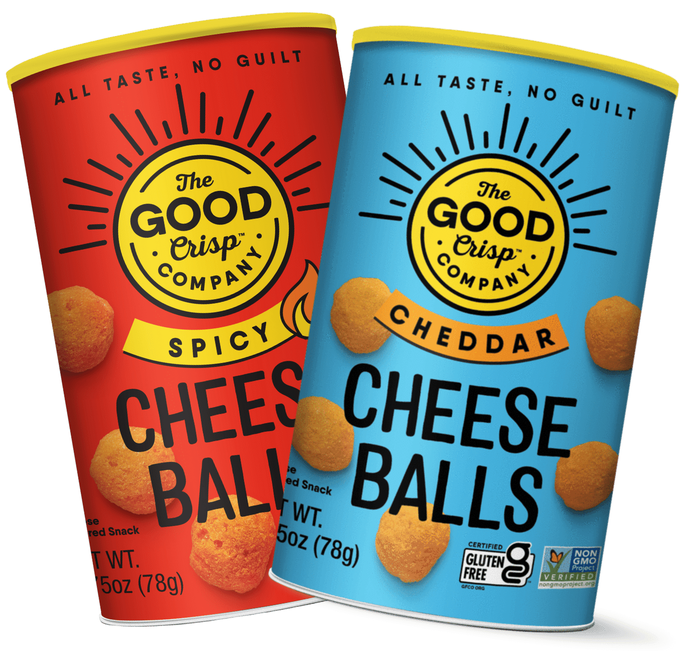 spicy cheeseballs and cheddar cheeseballs