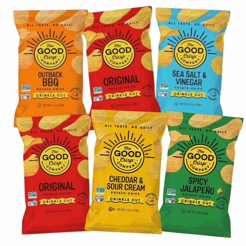 Crinkle Cut Chips Variety Pack (6 Pack)