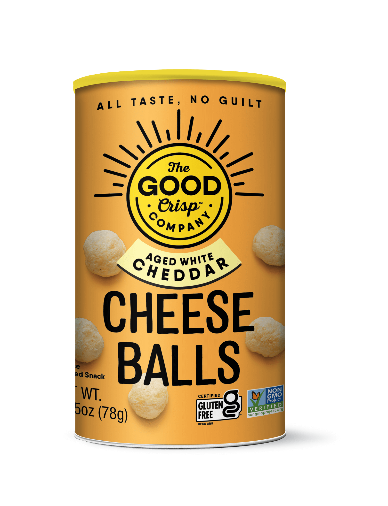 The Good Crisp Aged White Cheddar Cheese Balls