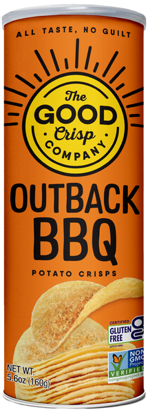 【お取り寄せ商品】[8個セット]グッドクリスプカンパニー アウトバック バーベキュー 約158g  The Good Crisp Company Outback BBQ Outback BBQ Gluten Free Potato Chips (8 Pack) - The Good Crisp Company